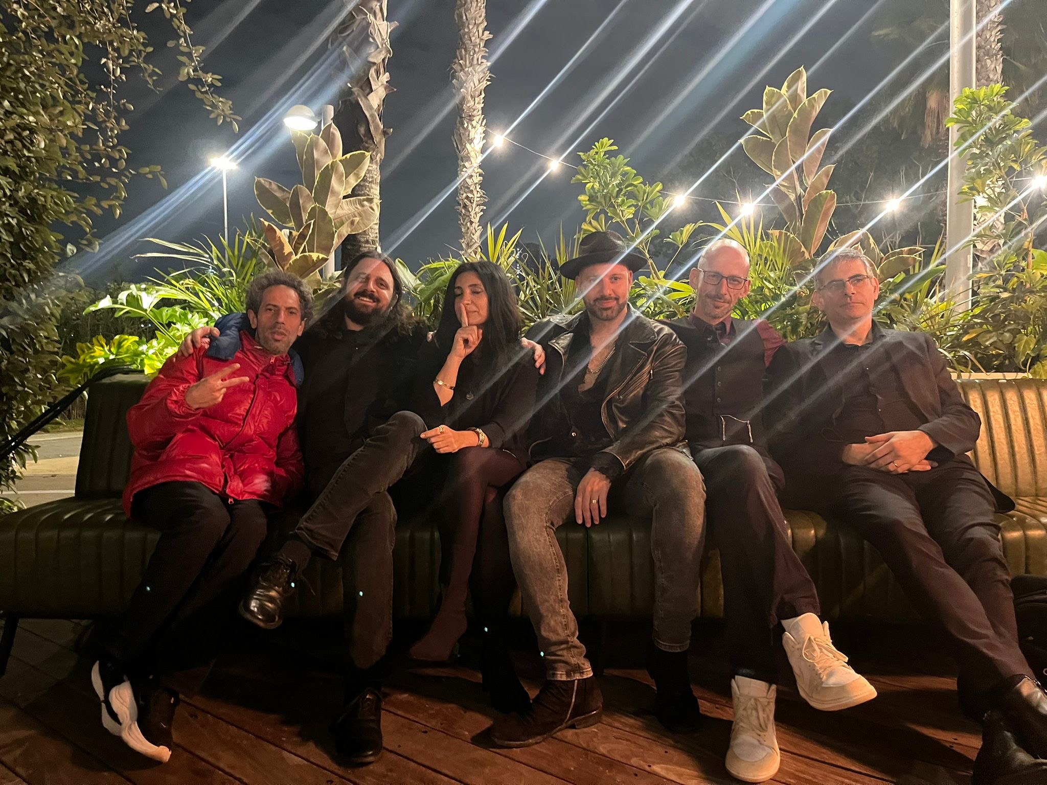L'orchestre après une prestation